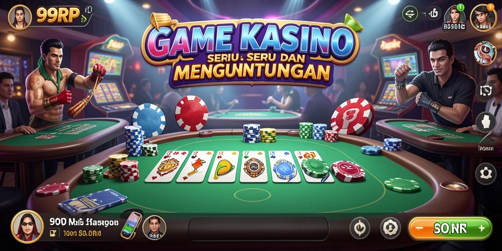 Screenshot gameplay 99RP menampilkan aksi Kasino yang mendebarkan.