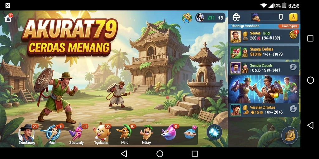 Tampilan gameplay seru di AKURAT79 dengan strategi yang mendebarkan.