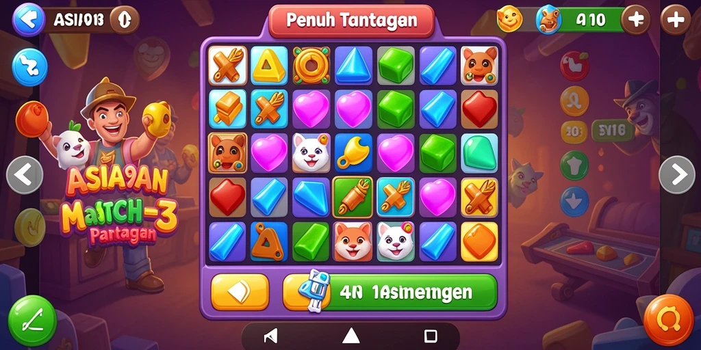 Tampilan gameplay ASIA918 yang penuh warna dan menarik.