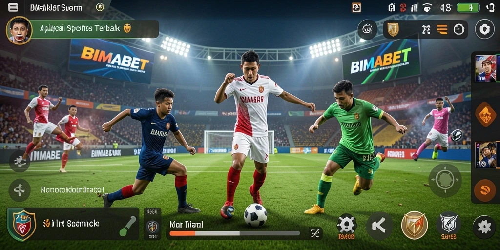 Screenshot utama BIMABET menampilkan berbagai informasi dan statistik olahraga.