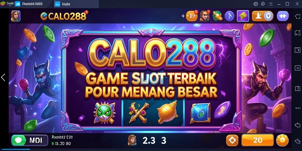 Gameplay mendebarkan dari permainan slot CALO288.
