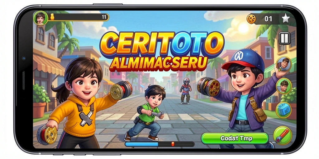 Tampilan gameplay CERITOTO yang seru dan menantang.