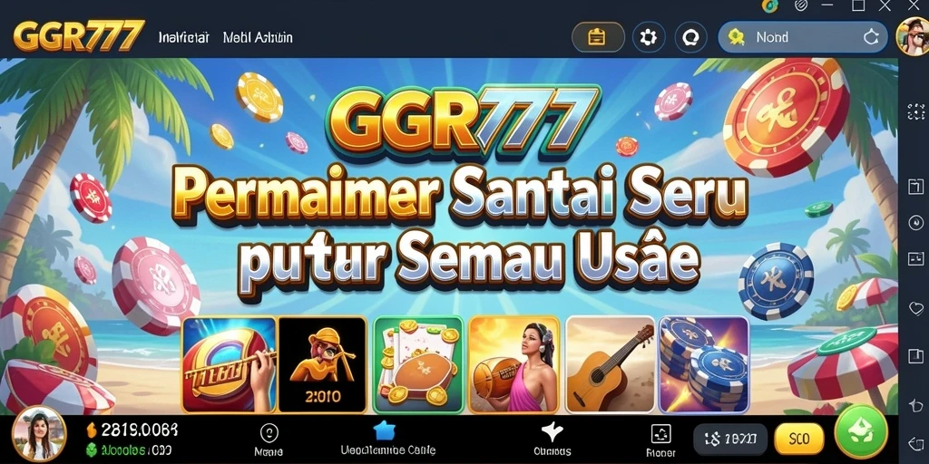 Screenshot GGR777 menampilkan gameplay santai yang menghibur.
