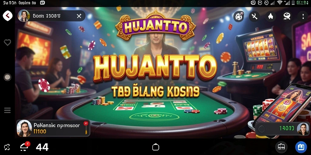 Gameplay Casino yang mendebarkan di HUJANTOTO.
