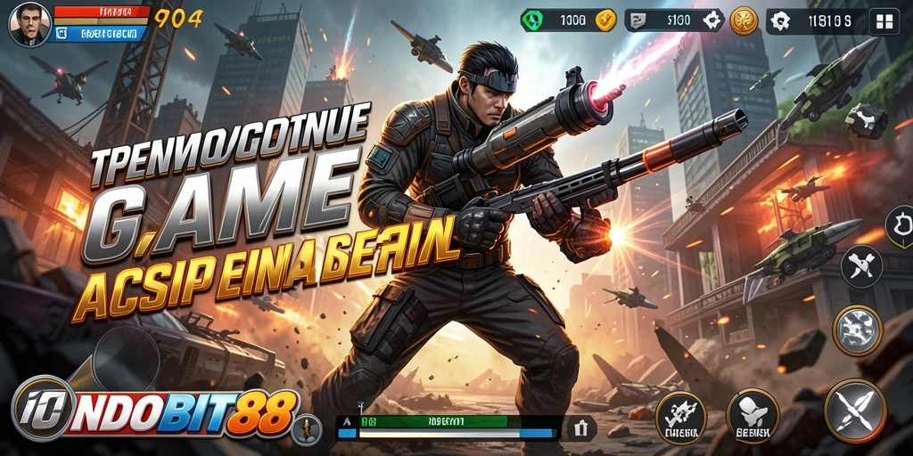 Screenshot gameplay INDOBIT88 yang mendebarkan dan penuh aksi.
