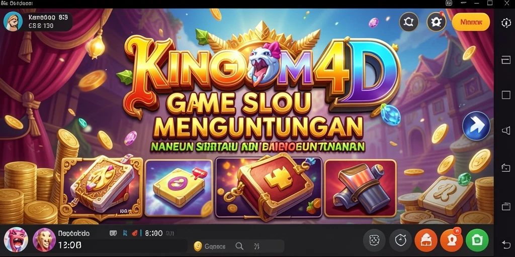 Screenshot gameplay KINGDOM4D dengan tampilan menarik dan fitur bonus yang mengasyikkan.