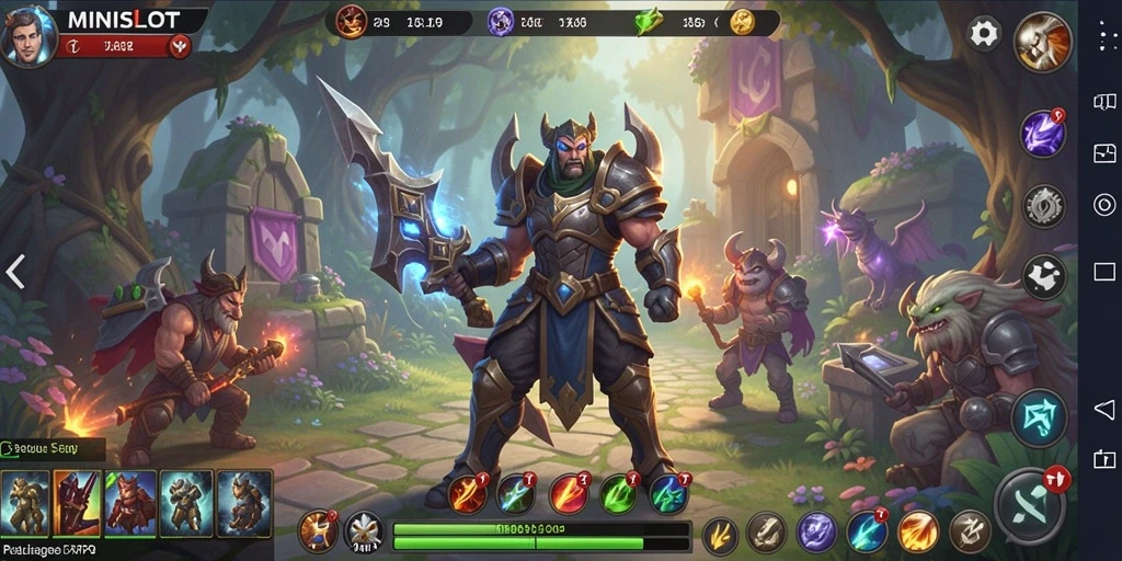 Tampilan gameplay MINISLOT yang mendebarkan dan penuh aksi.