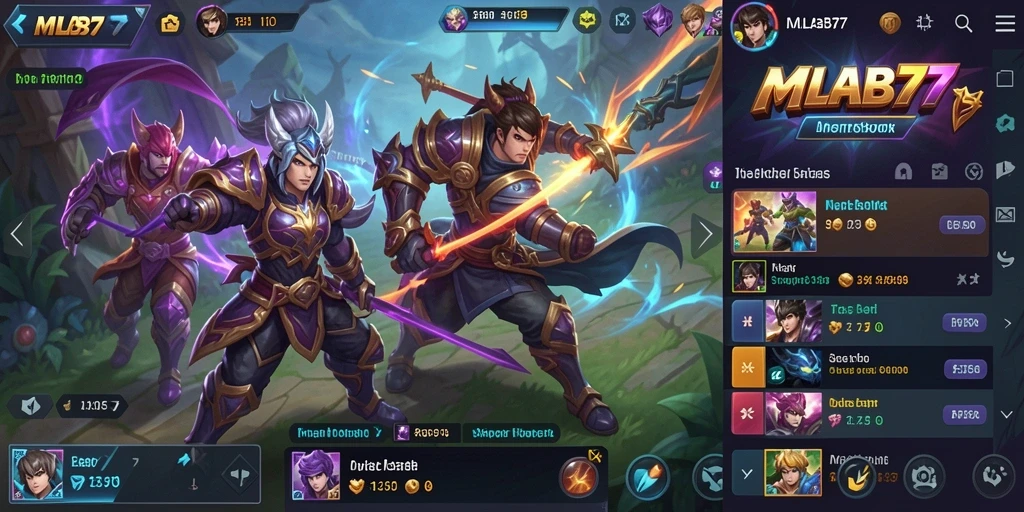 Tampilan menarik dari gameplay taruhan olahraga di MLBB777.