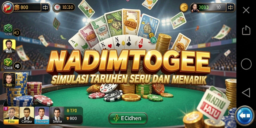Screenshot utama NADIMTOGEL menampilkan gameplay simulation yang menarik.