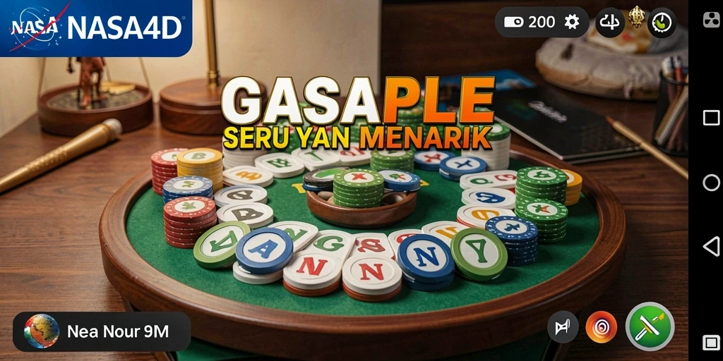 Screenshot gameplay Gaple yang seru di NASA4D.