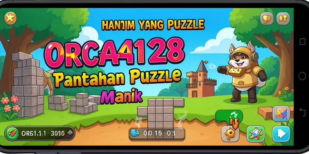 Tampilan gameplay ORCA128 yang seru dan menantang.