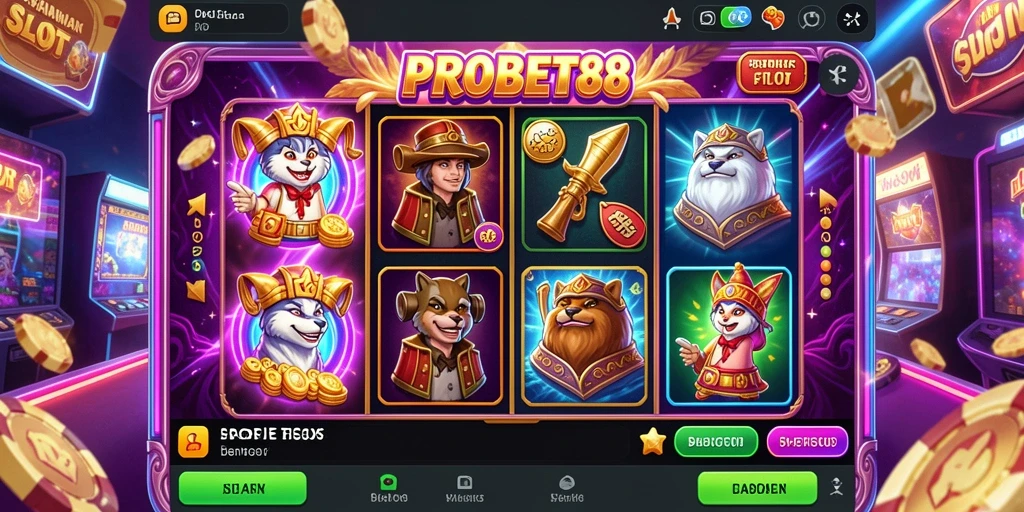 Tangkapan layar gameplay PROBET88 yang menakjubkan dengan banyak fitur menarik.