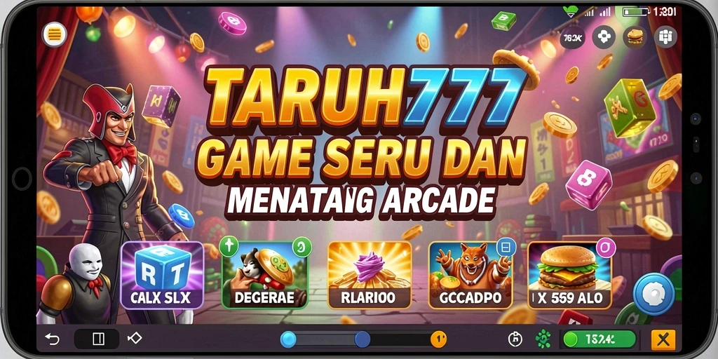 Tangkapan layar TARUH777 menunjukkan aksi gameplay yang mendebarkan di level Arcade.