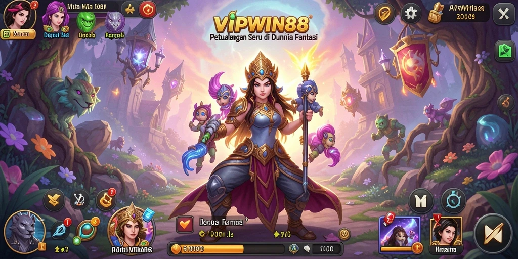 Tampilan gameplay petualangan seru di VIPWIN88.